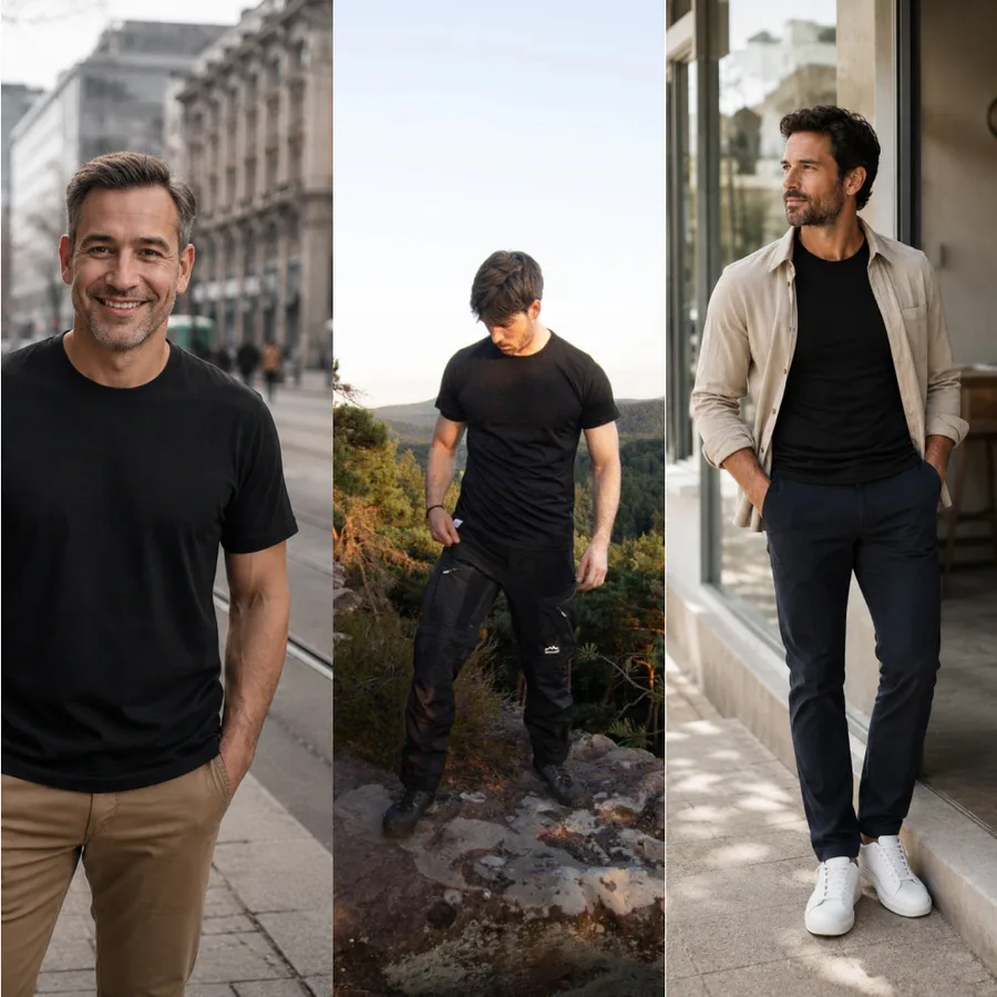 Das Alpenwert Merino Shirt in der Stadt, auf dem Trail und business-casual im Alltag