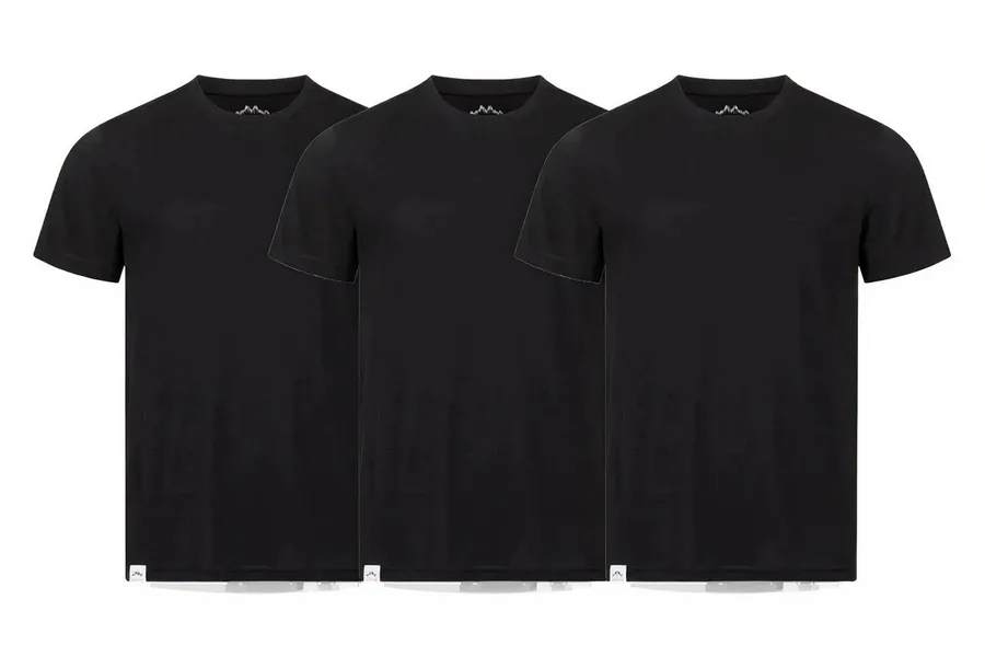 Alpenwert Merino Shirt 3er-Set – drei Shirts